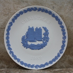 Wedgwood Christmas Plate 1982 The Pennsylvania House 1,188/10,000