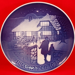 Bing & Grøndahl Christmas Plate 1973