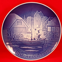 Bing & Grøndahl Christmas Plate 1976