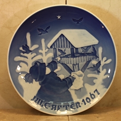 Bing & Grøndahl Christmas Plate 1967