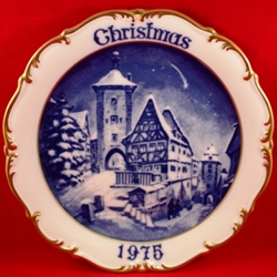 Dresden Christmas Plate 1975