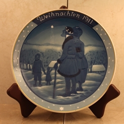 Rosenthal Weihnachten Christmas Plate, 1911 Newer Version