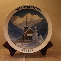 Rosenthal Weihnachten Christmas Plate, 1934 Newer Version