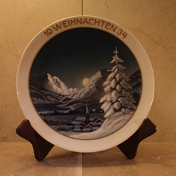 Rosenthal Weihnachten Christmas Plate, 1934