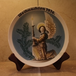 Rosenthal Weihnachten Christmas Plate, 1936 Type 1