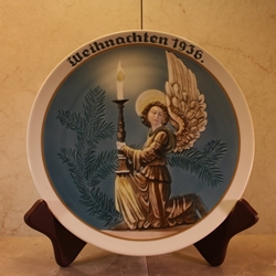 Rosenthal Weihnachten Christmas Plate, 1936 Type 2