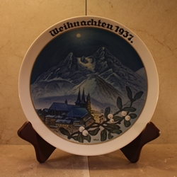 Rosenthal Weihnachten Christmas Plate, 1937 Newer Version