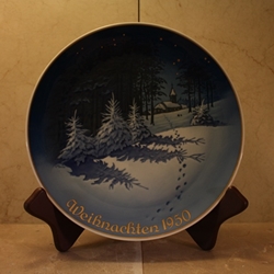 Rosenthal Weihnachten Christmas Plate, 1950 Type 2