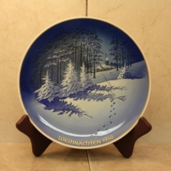 Rosenthal Weihnachten Christmas Plate, 1950 Type 3