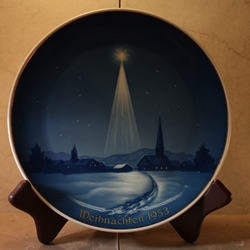 Rosenthal Weihnachten Christmas Plate, 1953 Type 1