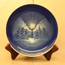 Rosenthal Weihnachten Christmas Plate, 1954 Type 1