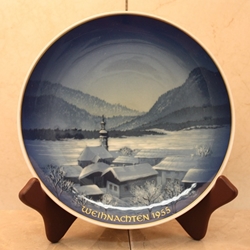 Rosenthal Weihnachten Christmas Plate, 1955 Type 1