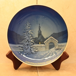 Rosenthal Weihnachten Christmas Plate, 1959 Type 4 Newer Version