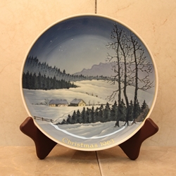 Rosenthal Weihnachten Christmas Plate, 1963 Type 1 English inscription (CHRISTMAS)