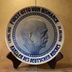 Rosenthal Commemorative Plate Fürst Otto Von Bismarck