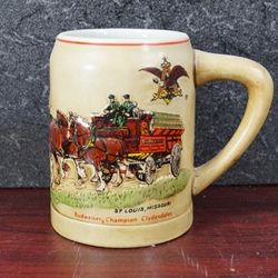 Beer Stein, Anheuser-Busch, CS19 Budweiser Holiday 1980, Type 2