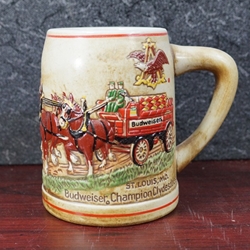 Beer Stein, Anheuser-Busch, CS19 Budweiser Holiday 1980, Type 3