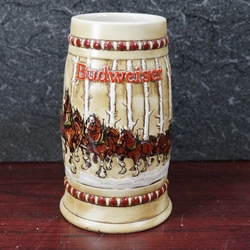 Beer Stein, Anheuser-Busch, CS50 Budweiser Holiday 1981, Type 1