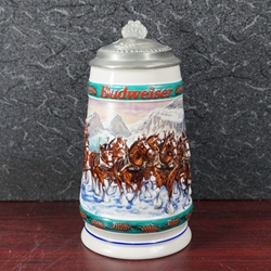 Beer Stein, Anheuser-Busch, CS192 Budweiser Holiday 1993, Signature Edition, Type 1