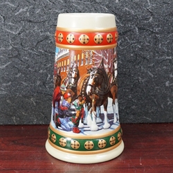 Beer Stein, Anheuser-Busch, CS211 Budweiser Holiday 1994, Type 1