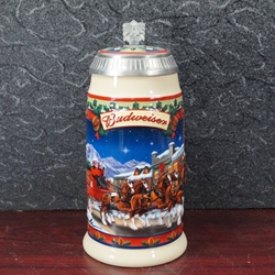 Beer Stein, Anheuser-Busch, CS560 Budweiser Holiday 2003, Signature Edition, Type 1