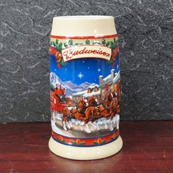 Beer Stein, Anheuser-Busch, CS560 Budweiser Holiday 2003, Type 1