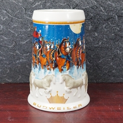 Beer Stein, Anheuser-Busch, CS628 Budweiser Holiday 2005, Type 1