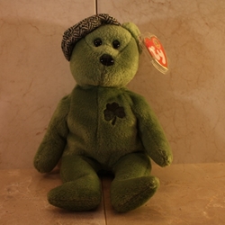 2007, March, Lot's O'Luck, Beanie Baby Of The Month (BBOM), Type 1, 2006©