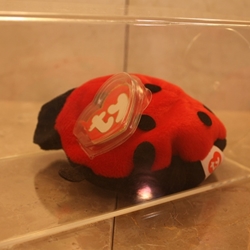 Lucky (7 Felt dots), Ladybug, 3rd Generation, Type 1, 2nd Tush Tag