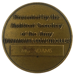Assistant Secretary of the Army, Financial Management and Comptroller
