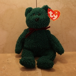 2001 Holiday Teddy, 9th Gen Swing Tag, 10th Gen Tush Tag, 2001 ©, PE