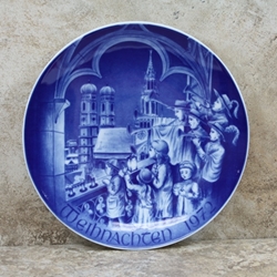 Bareuther Weihnachten Christmas Plate 1972