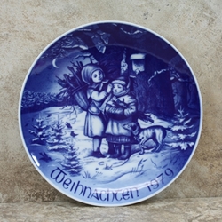 Bareuther Weihnachten Christmas Plate 1979