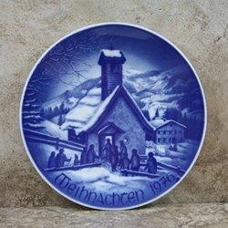 Bareuther Weihnachten Christmas Plate 1976