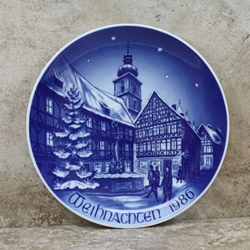 Bareuther Weihnachten Christmas Plate 1986