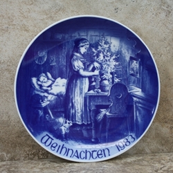 Bareuther Weihnachten Christmas Plate 1983