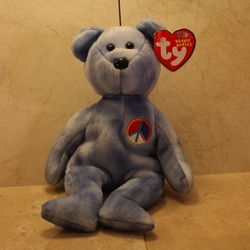 Peace, Symbol, Bear, 11th Gen Swing Tag, 12th Gen Tush Tag, 2003 ©, PE