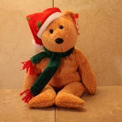 2003 Holiday Teddy, 11th Gen Swing Tag, 13th Gen Tush Tag, 2003 ©, PE