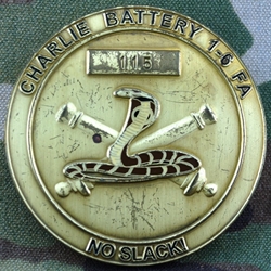 Charlie Battery, 1st Battalion, 6th Field Artillery Regiment, No Slack, Type 1