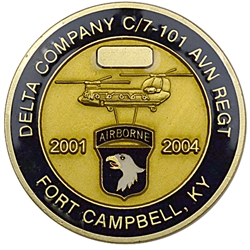 Delta Company, C/7th Battalion, 101st Aviation Regiment, (▲), Type 1