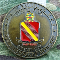 44th Air Defense Artillery Regiment, 1st Battalion, 4th Infantry Division