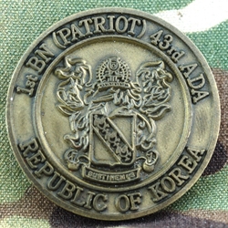 43rd Air Defense Artillery Regiment, 1st Battalion, (Patriot)