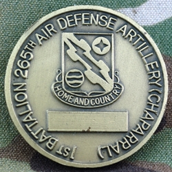 265th Air Defense Artillery Regiment, 1st Battalion, First To Fire, Florida Army National Guard
