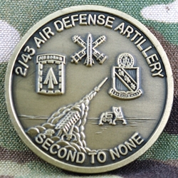 43rd Air Defense Artillery Regiment, 2nd Battalion, Second To None (Red)