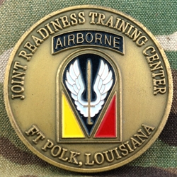 Joint Readiness Training Center, (JRTC), Fort Polk, Louisiana, CSM, Coin Of Excellence