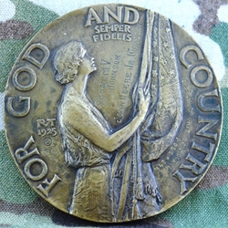 American Legion, For God and Country, School Award, 1925