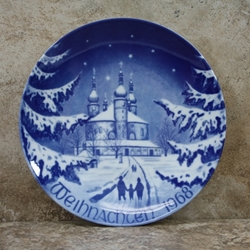 Bareuther Weihnachten Christmas Plate 1968