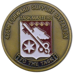101st Airborne Division (Air Assault), 426th Forward Support Battalion “Taskmasters” (♣)