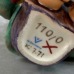 M.I. Hummel 110/0 Let's Sing, Arbeitsmuster, Color, Red X, Ki = Franz Kirchner 7/71, Tmk 3