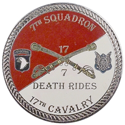 7th Squadron, 17th Cavalry Regiment, "Death Rides, (▲), Type 2